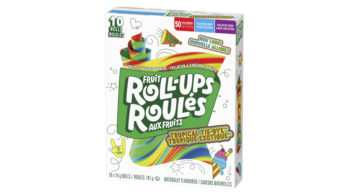 Fruit Roll-Ups Tropical - 14g – 1 Single Roll Up – Fengany